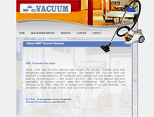 Tablet Screenshot of abcvacuum.ca